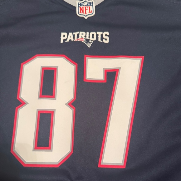 Official NFL Patriots #87 Gronkowski “Gronk” jersey. Size XXL - Picture 5 of 9